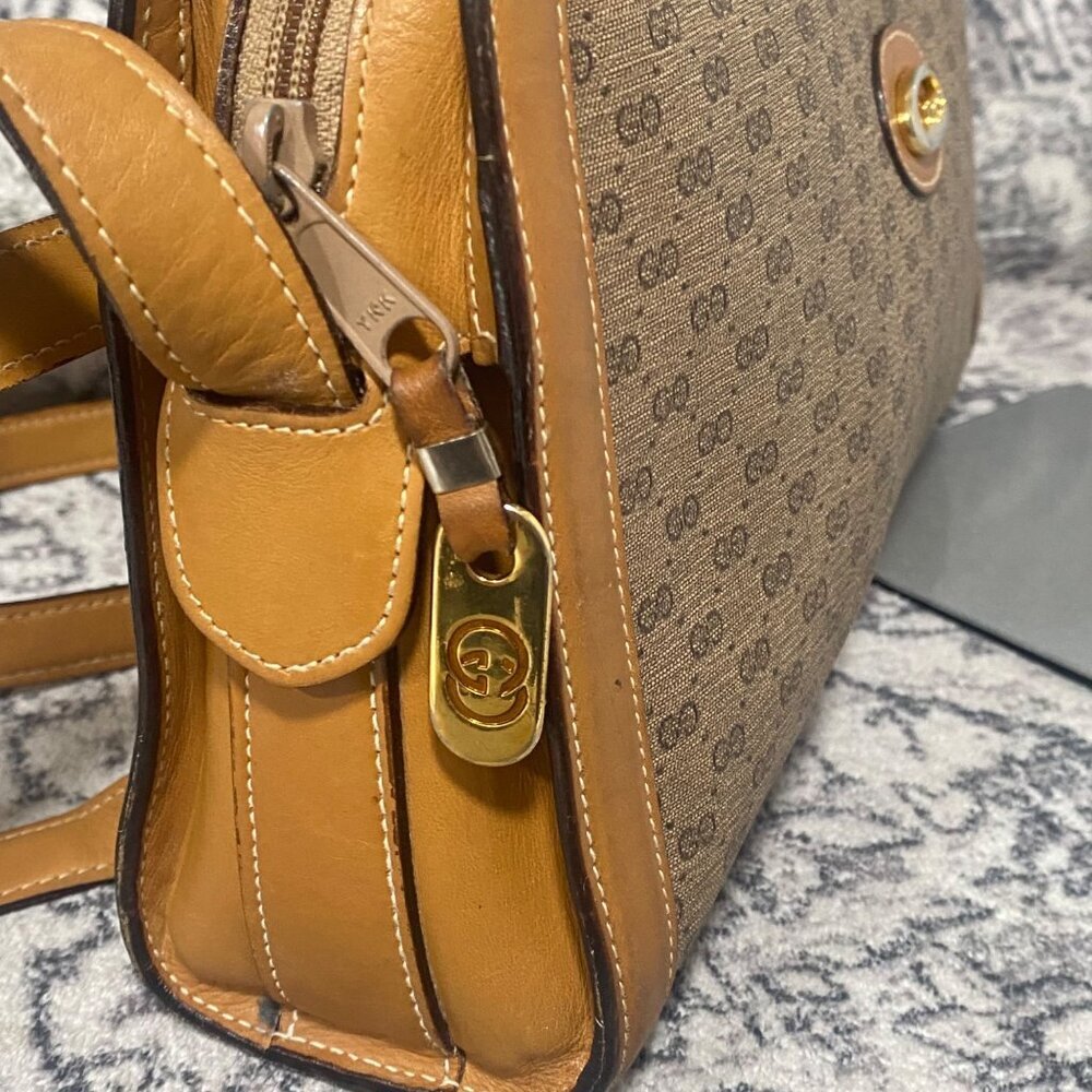 Vintage Gucci Micro GG Supreme Crossbody Bag and Matching Wallet Set - Picture 8 of 14